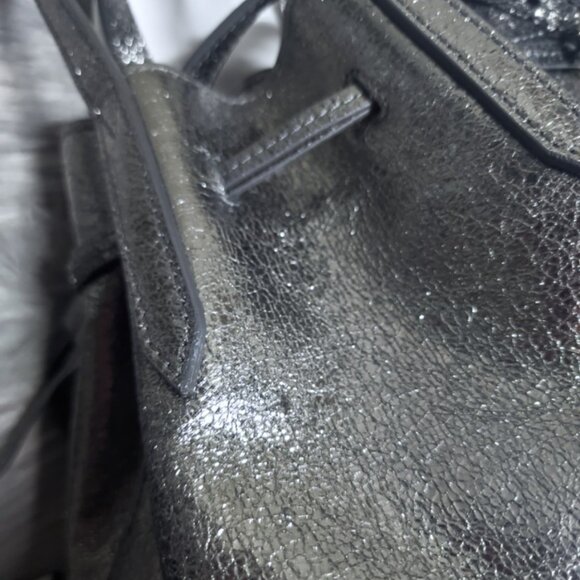 NWT JIMMY CHOO BARRA BUCKET SHOULDER BAG MEDIUM - Picture 8 of 11